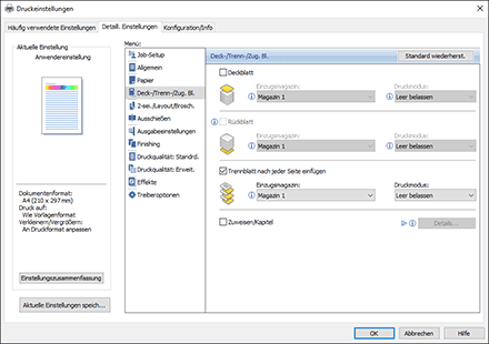 Abbildung Bedienfeld-Display