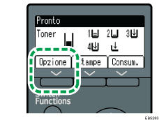 Illustrazione tasti di selezione