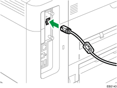 Immagine della porta Gigabit Ethernet