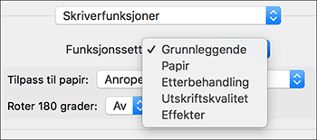 Illustrasjon av driverskjerm