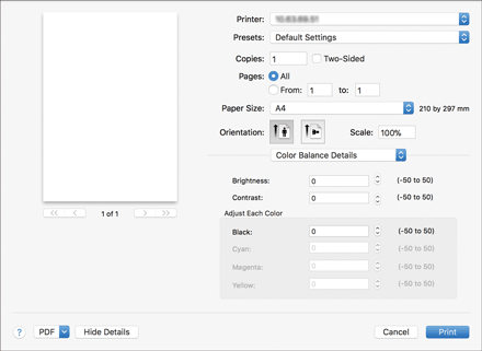 Иллюстрация окна драйвера