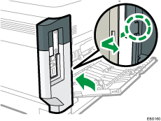 Bild av maskinens baksida