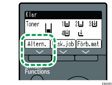 Illustration av väljarknapp