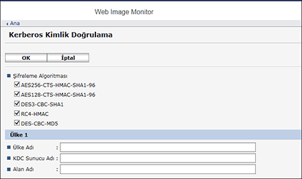 Ağ tarayıcısı ekranı resmi