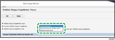 Ağ tarayıcısı ekranı resmi