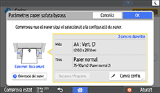 Il·lustració de pantalla del tauler d'operacions