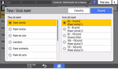 Il·lustració de pantalla del tauler d'operacions