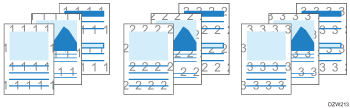 Ilustración de la numeración de fondo