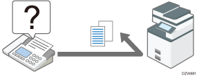 Ilustración de la prevención de faxes no deseados