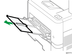 Ilustración de la bandeja bypass