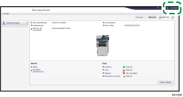 Illustration de l’écran du navigateur Web