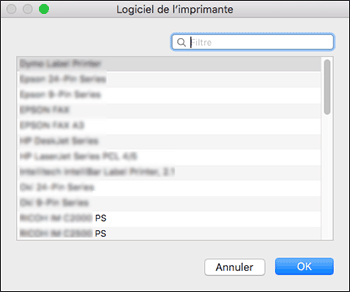 Illustration de l'écran Pilote