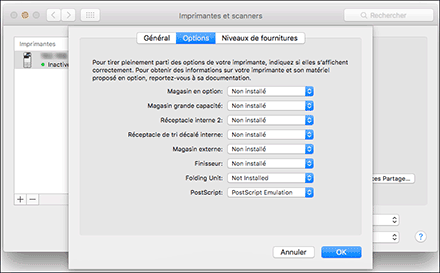 Illustration de l'écran Pilote