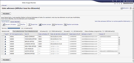 Illustration de l’écran du navigateur Web