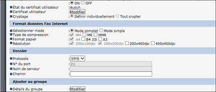 Illustration de l’écran du navigateur Web