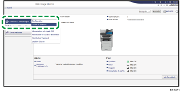 Illustration de l’écran du navigateur Web