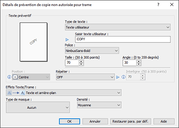 Illustration de l'écran Pilote