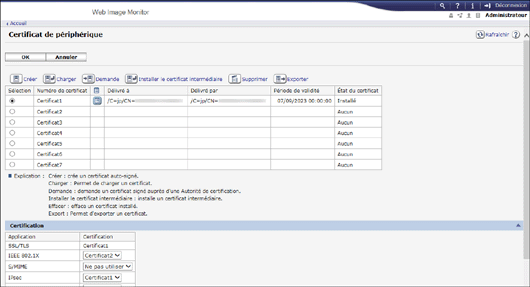 Illustration de l’écran du navigateur Web
