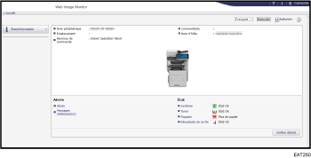 Illustration de l’écran du navigateur Web