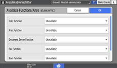 A kezelőpanel ismertetése