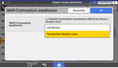 A kezelőpanel ismertetése