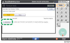 A kezelőpanel ismertetése