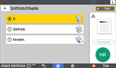 A kezelőpanel ismertetése
