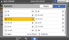 A kezelőpanel ismertetése
