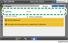 A kezelőpanel ismertetése