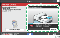 A kezelőpanel ismertetése