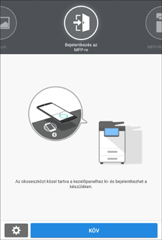 Alkalmazás képernyőjének ábrája