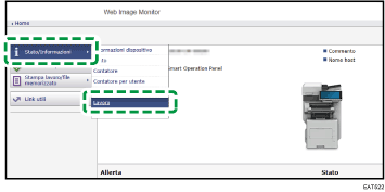 Illustrazione schermata browser Web