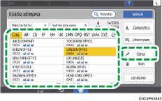 ilustracja ekranu panela operacyjnego