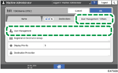 ilustracja ekranu panela operacyjnego
