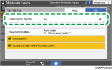 ilustracja ekranu panela operacyjnego