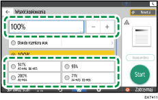 ilustracja ekranu panela operacyjnego