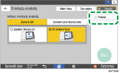 ilustracja ekranu panela operacyjnego