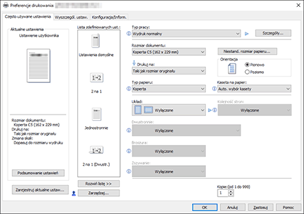 Ilustracja ekranu sterownika