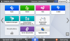 ilustracja ekranu panela operacyjnego