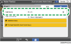 İşletim paneli ekran görseli