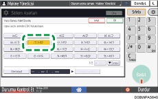 İşletim paneli ekran görseli