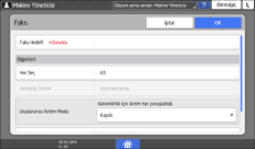 İşletim paneli ekran görseli