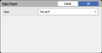 Operation panel screen illustration