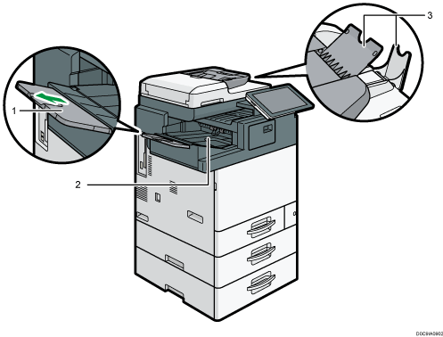 Main unit illustration numbered callout illustration