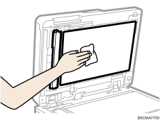 One-pass duplex scanning ADF illustration