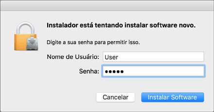 Ilustração da tela do driver