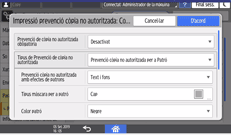 Il·lustració de pantalla del tauler d'operacions