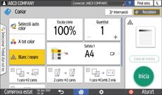Il·lustració de pantalla del tauler d'operacions