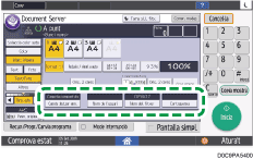 Il·lustració de pantalla del tauler d'operacions