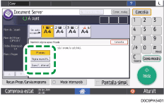 Il·lustració de pantalla del tauler d'operacions